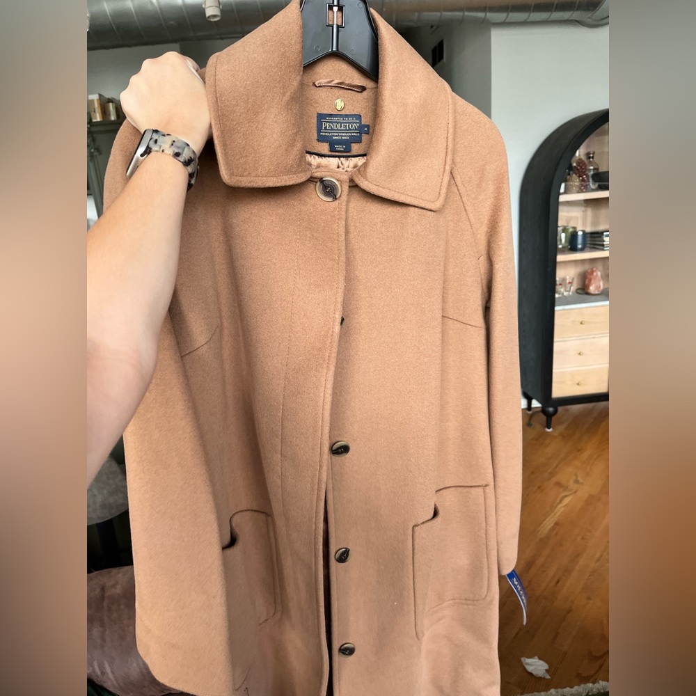 Pendleton long wool coat